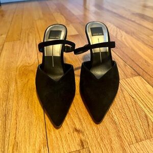 Dolce Vita Black Suede Mules